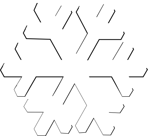 Snow Flake Ice  PNG Image