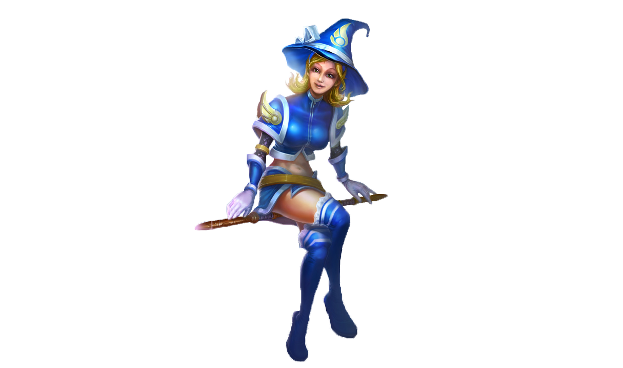 Sorceress Lux Skin PNG Image