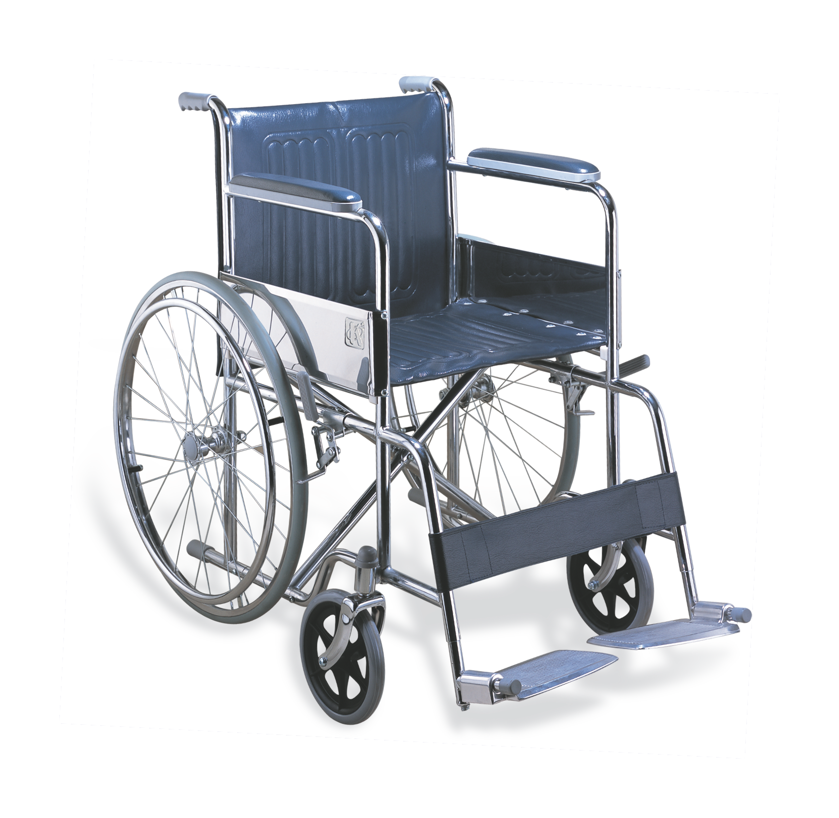 Steel Wheelchair PNG Image
