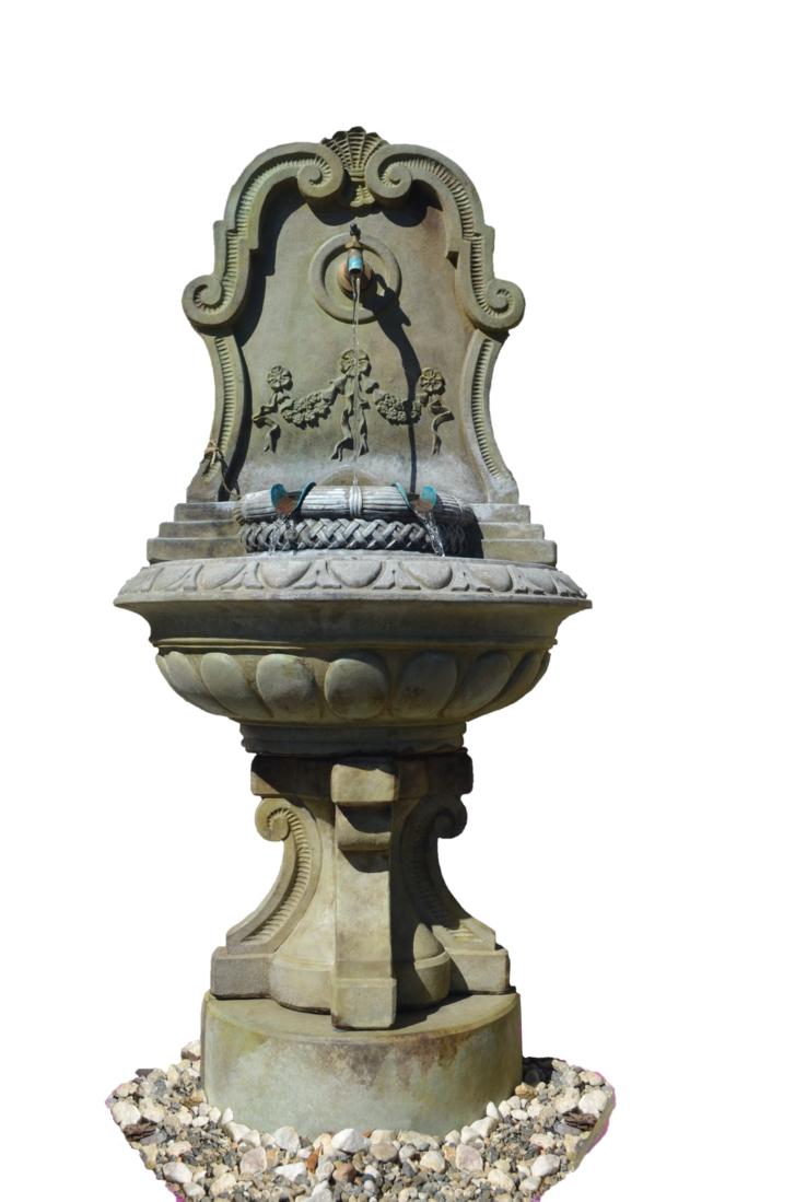 Stone Fountain PNG Image