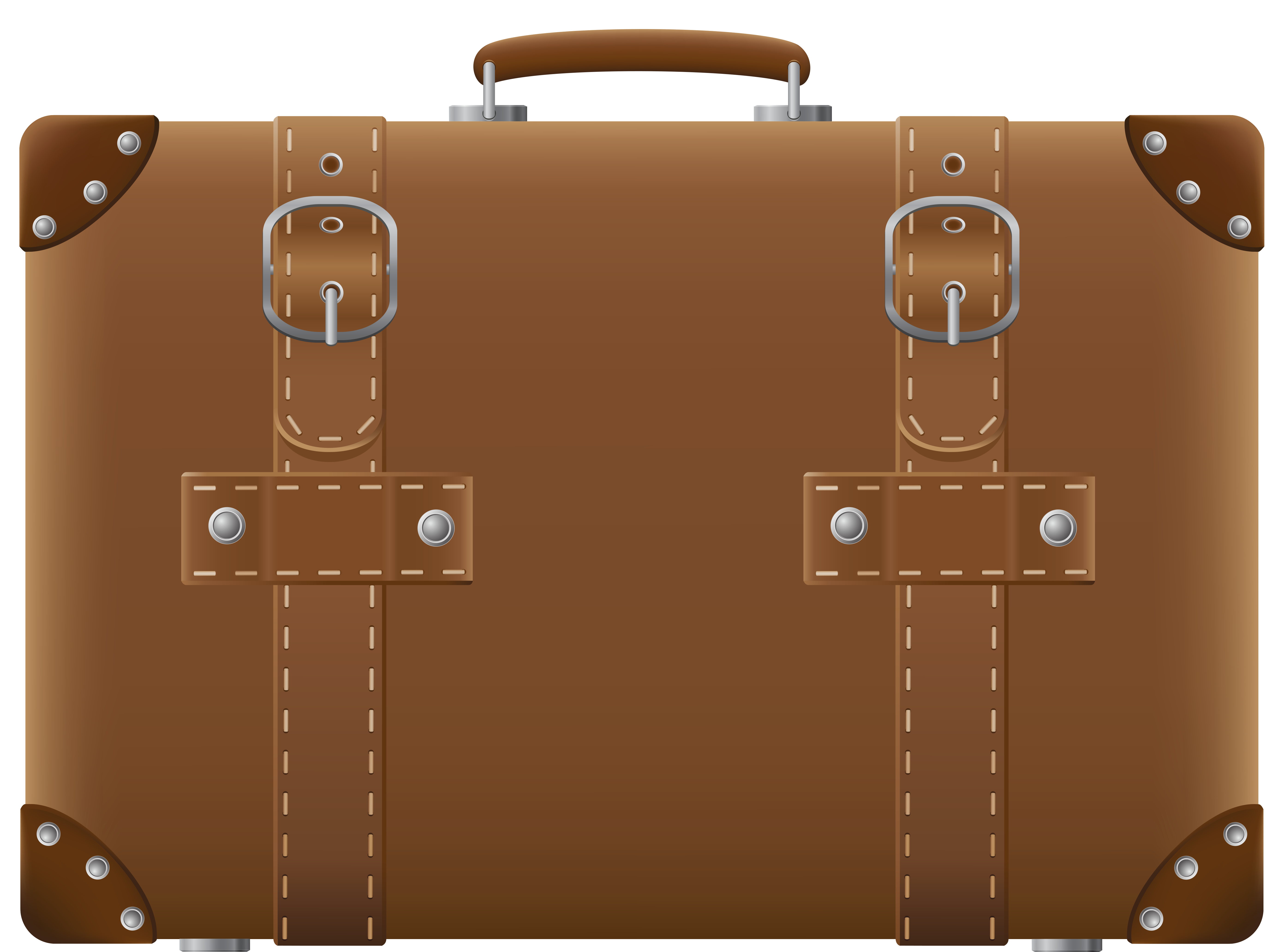 Suitcase Brown PNG Image
