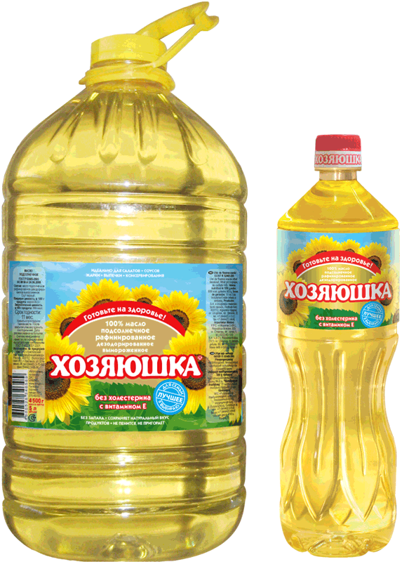 Russian Sunflower Oil PNG Image
