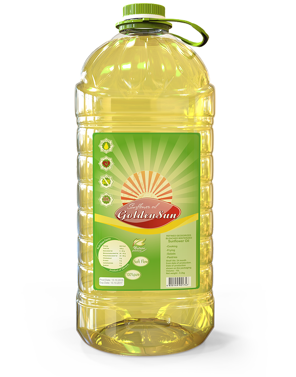 Sunflower Oil Canister PNG Image