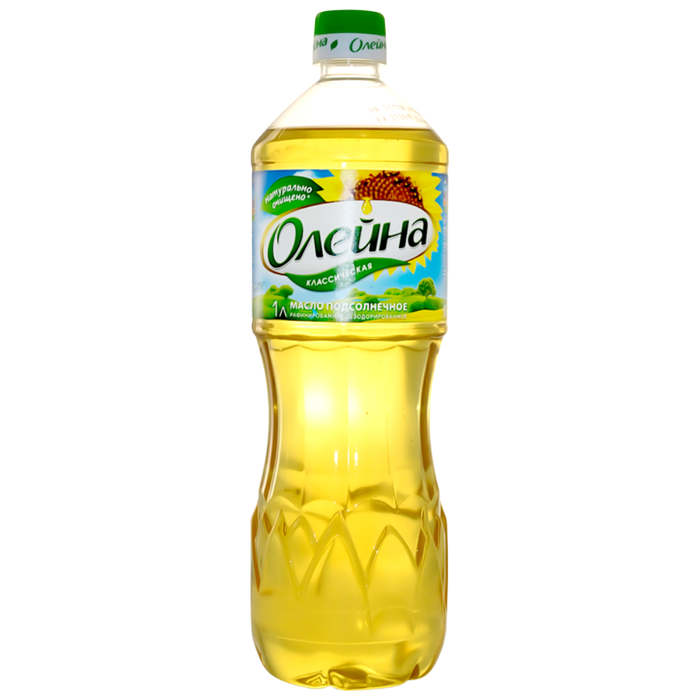 Sunflower Oil Bottle PNG Image
