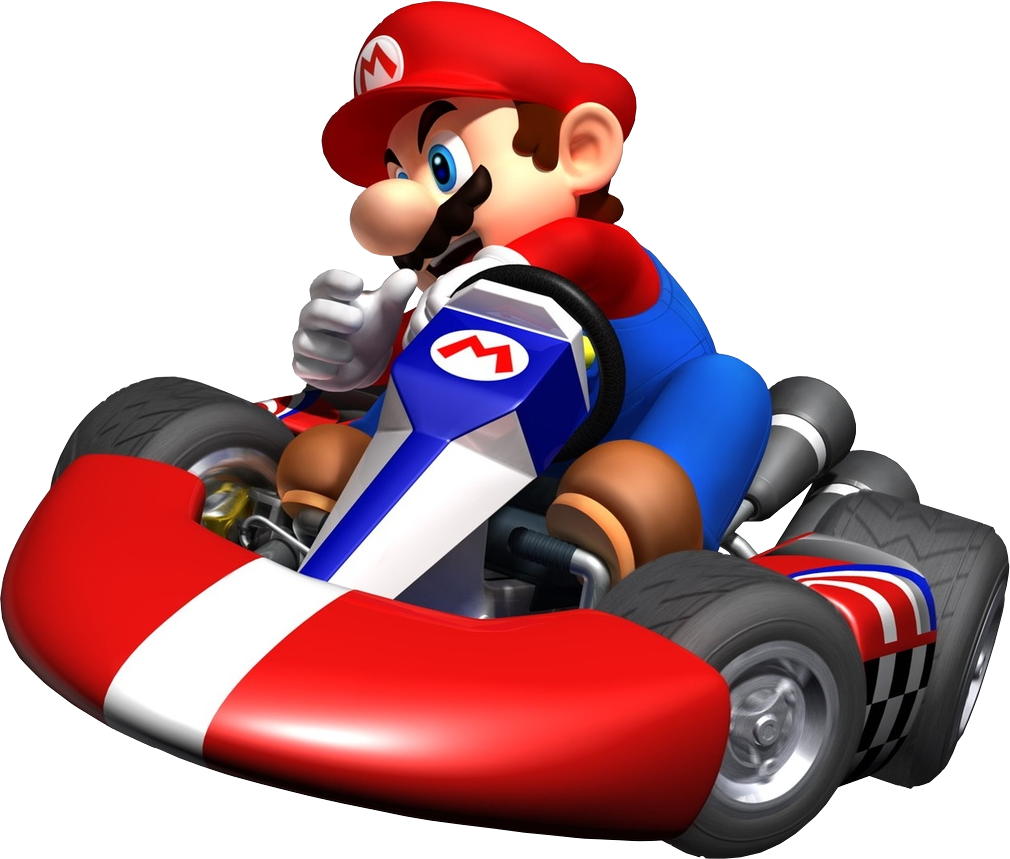 Super Mario Driving PNG Image