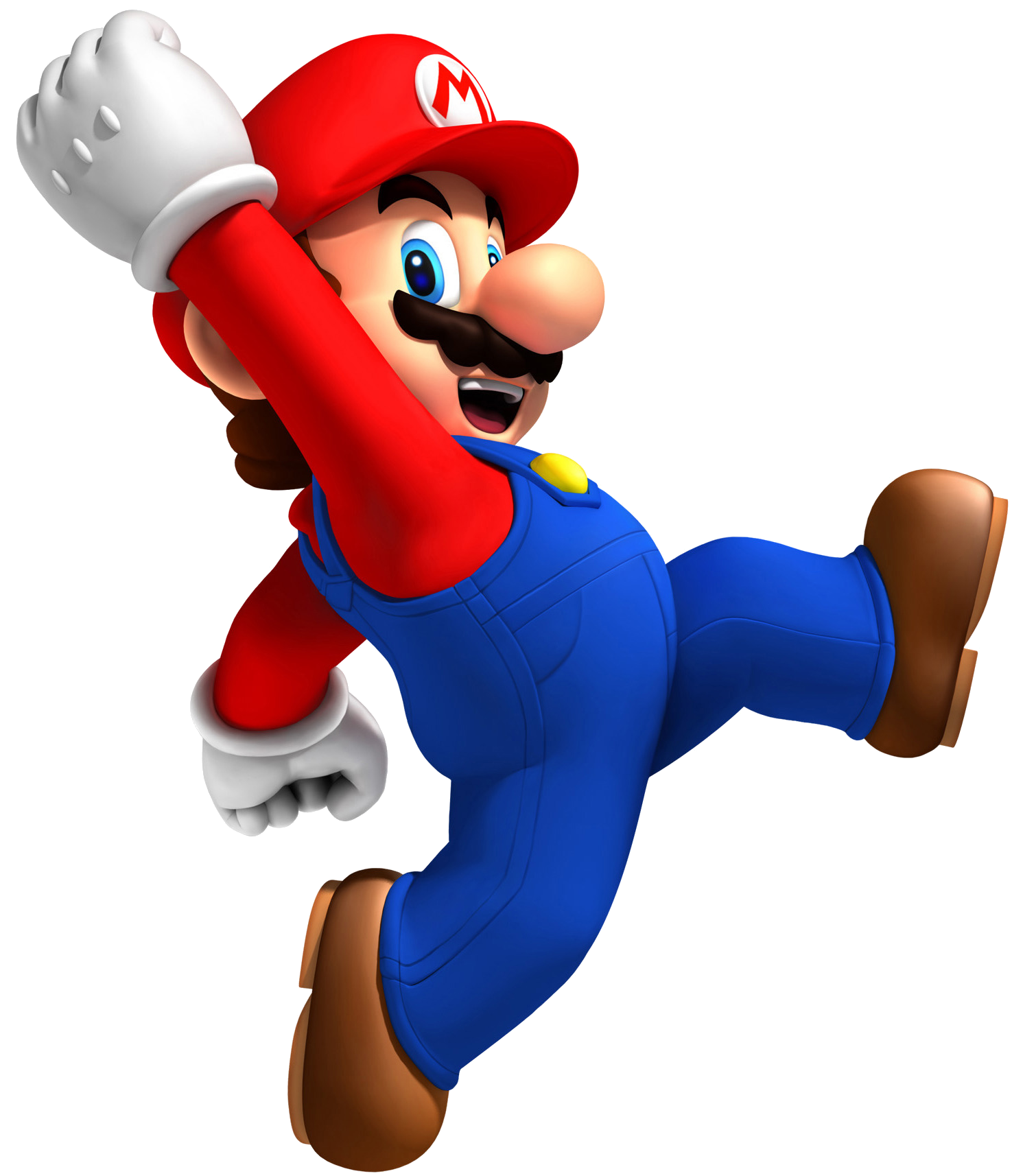 Super Mario JUmping PNG Image.