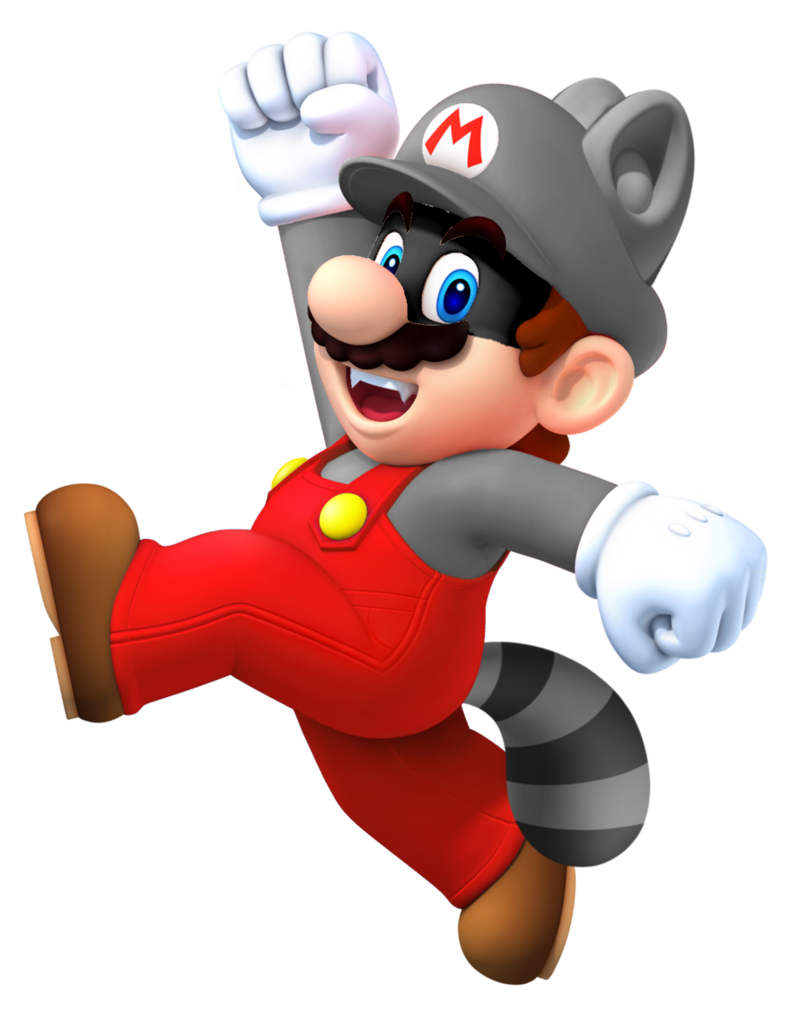 Super Mario  Raccoon PNG Image