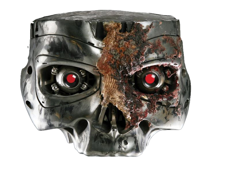 Terminator Skull / Head PNG Image