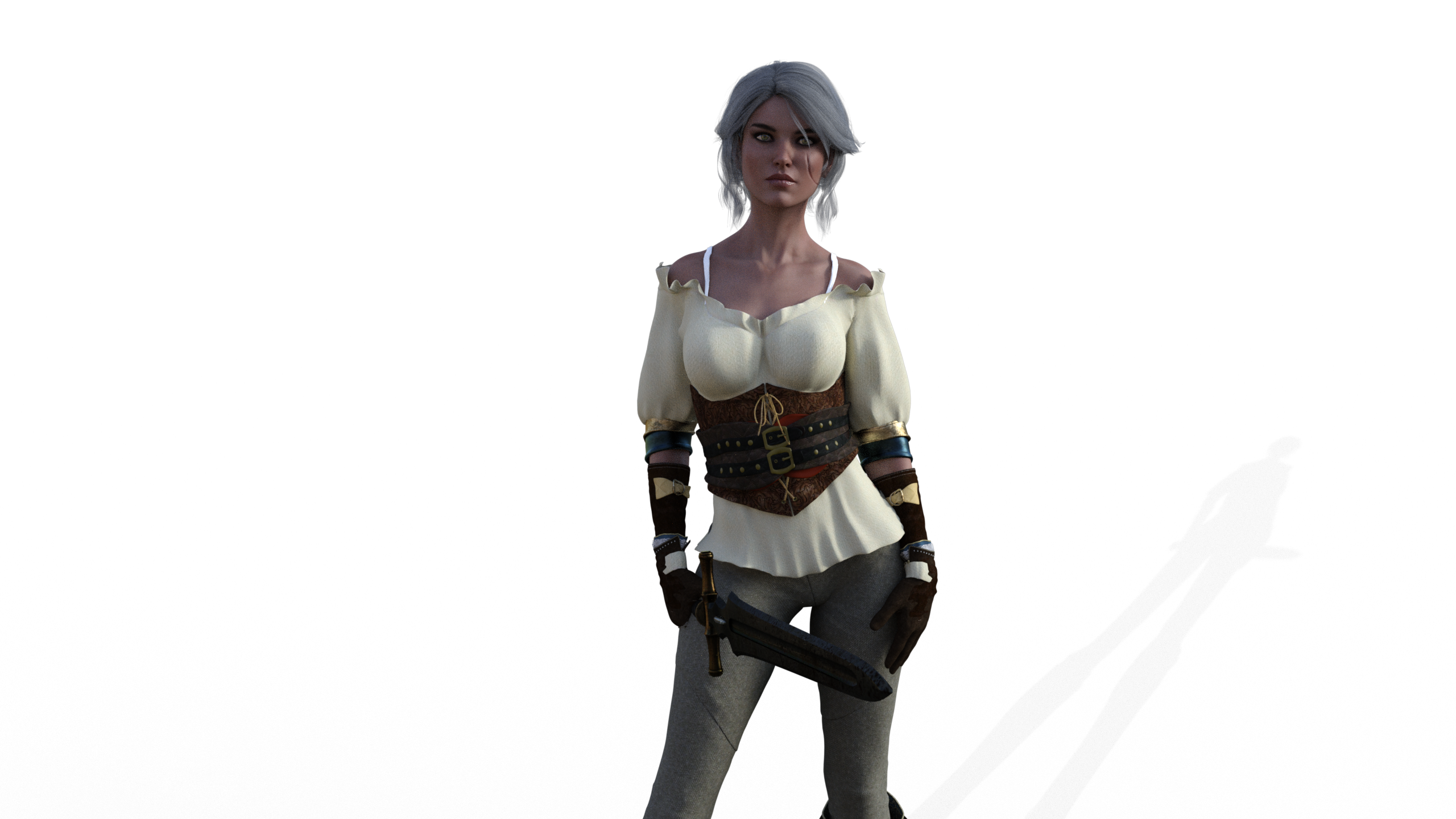 The Witcher 3 Ciri PNG Image