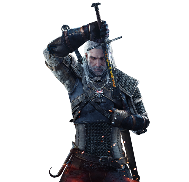 The Witcher Geralt PNG Image