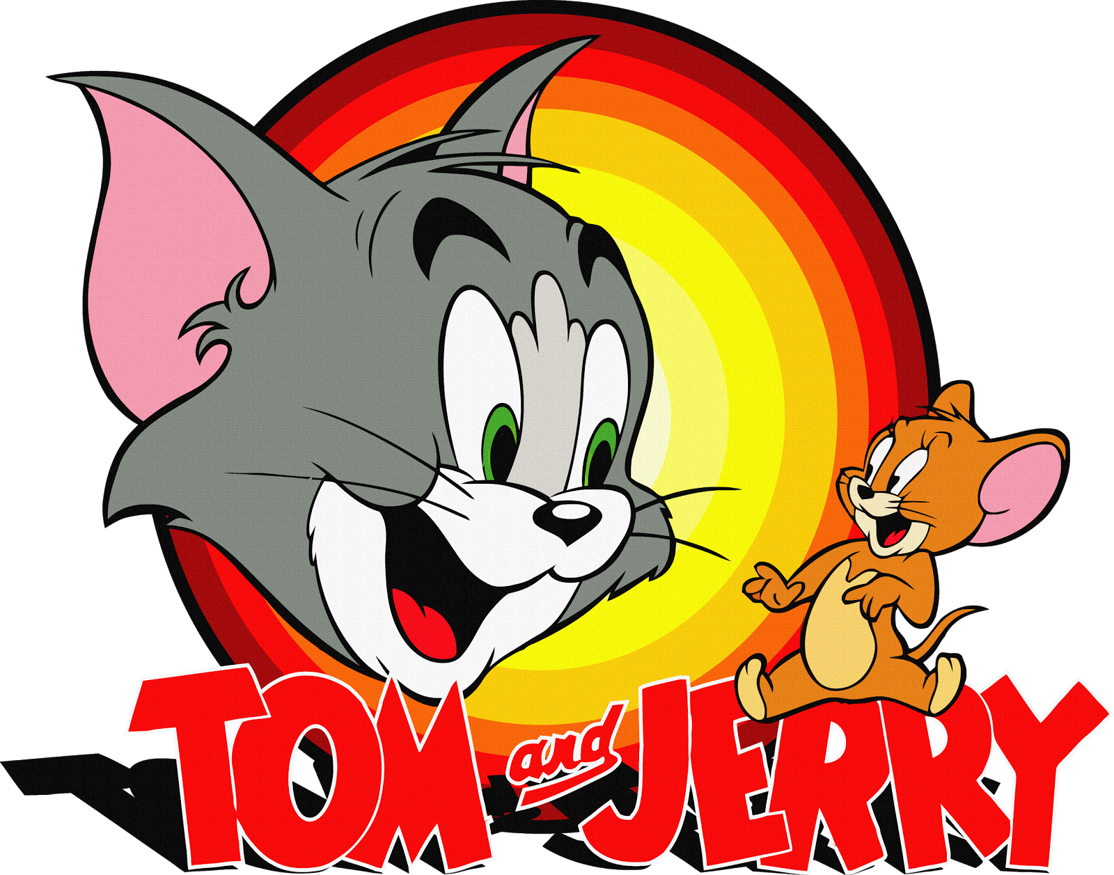 Tom And Jerry Cartoon Logo PNG Image for Free Download
