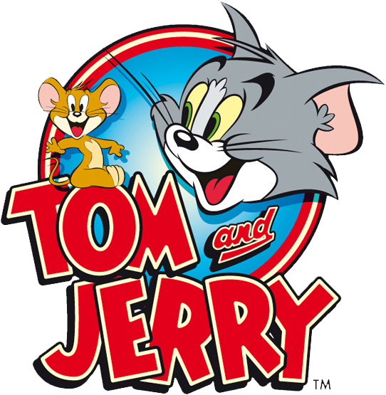 Tom And Jerry Cartoon Logo PNG Image