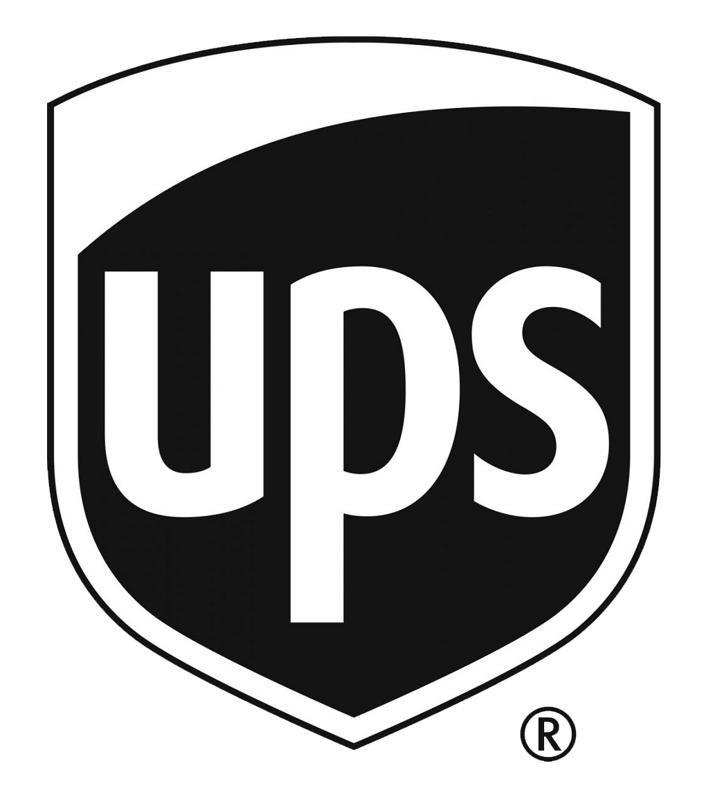 UPS Black and White Logo PNG Image