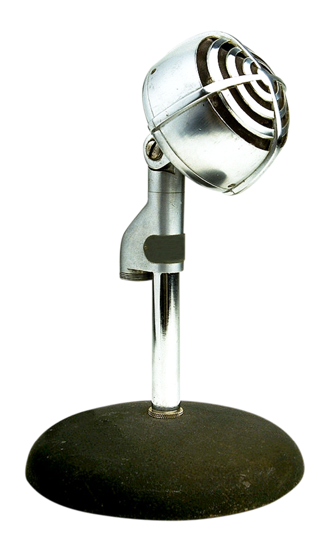 Vintage Microphone PNG Image