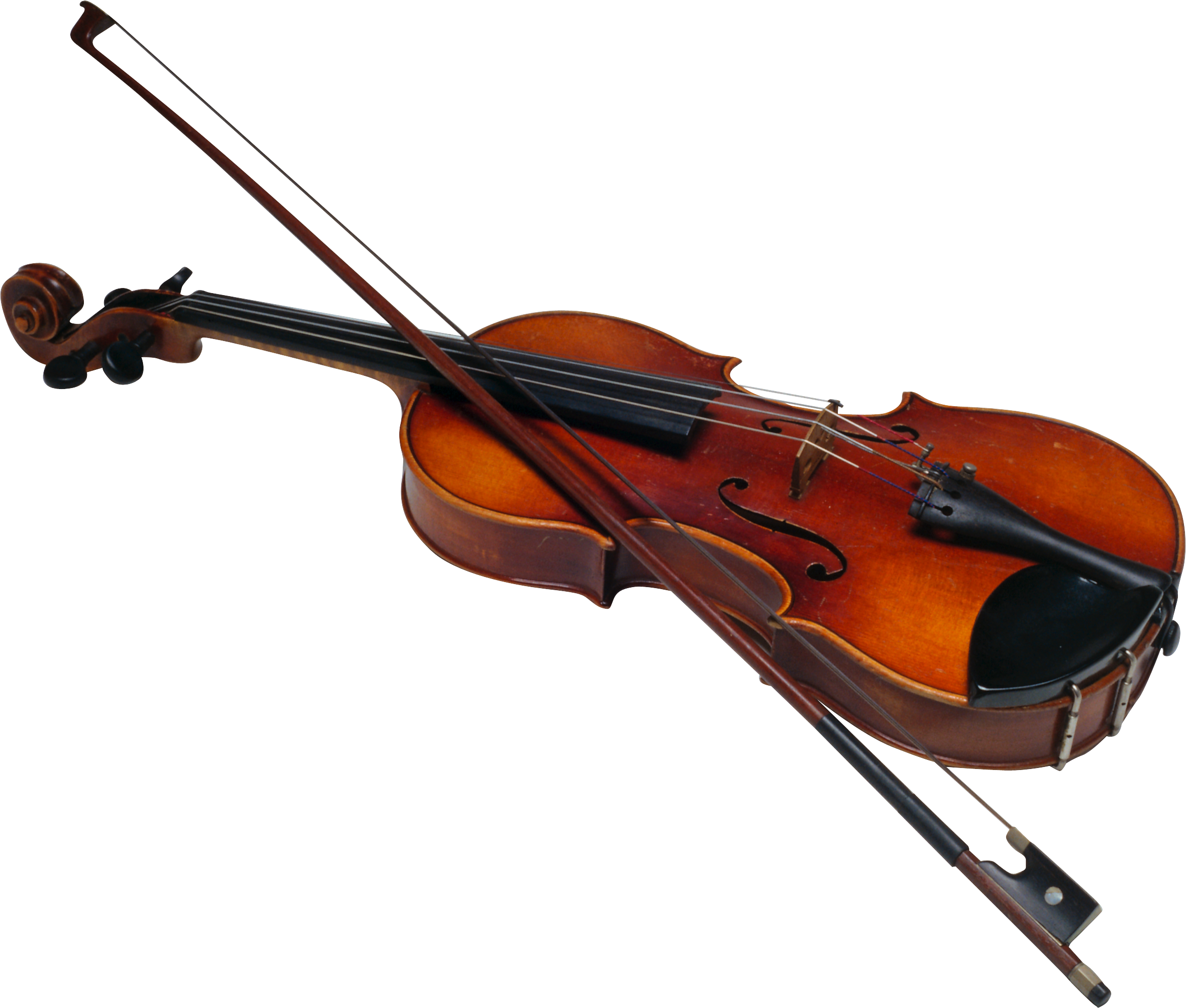 Violin & Bow PNG Image
