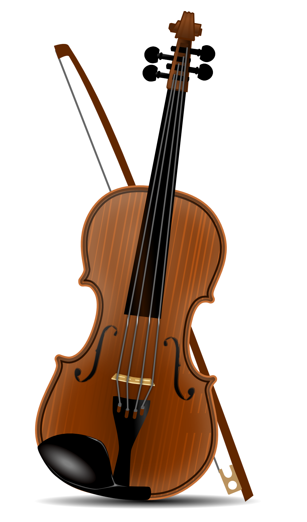 Violin  & Bow PNG Image