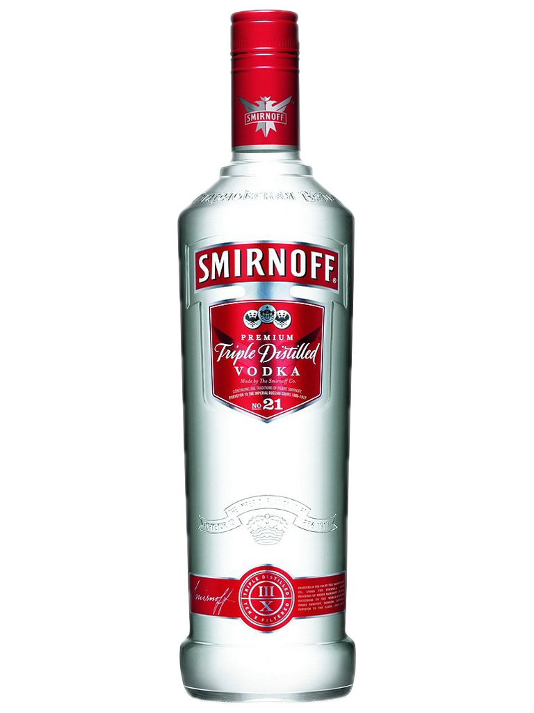 Vodka Smirnoff Bottle PNG Image