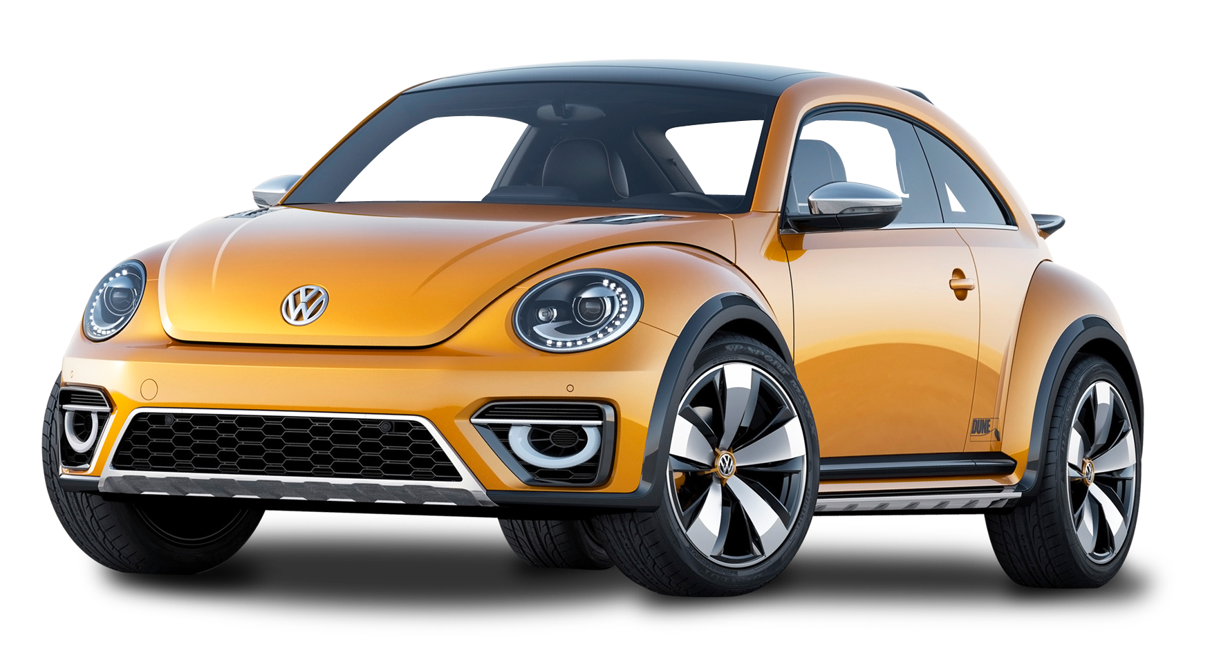 Volkswagen Beetle Dune Orange Car PNG Image