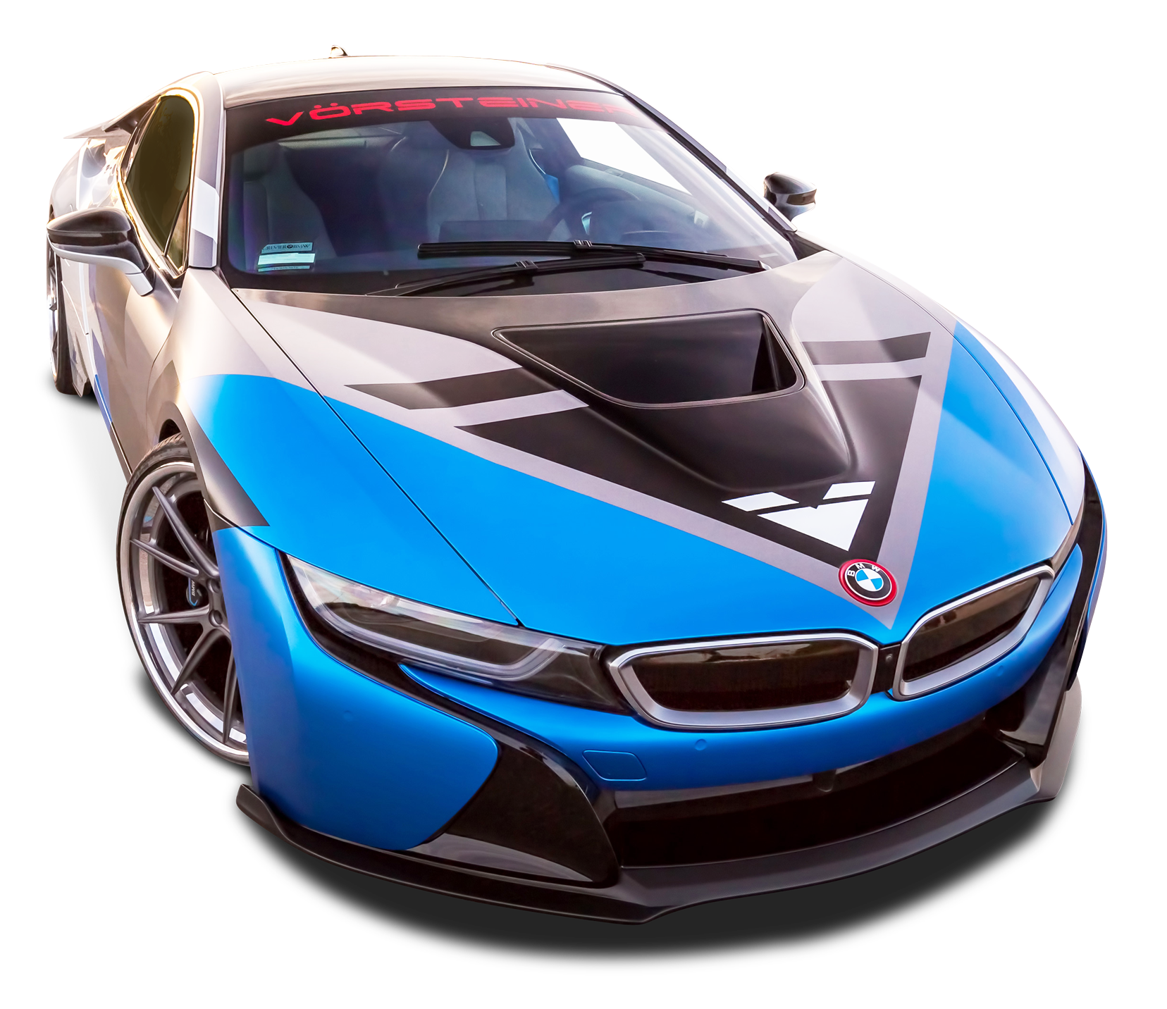 vorsteiner bmw i8 vr e blue car