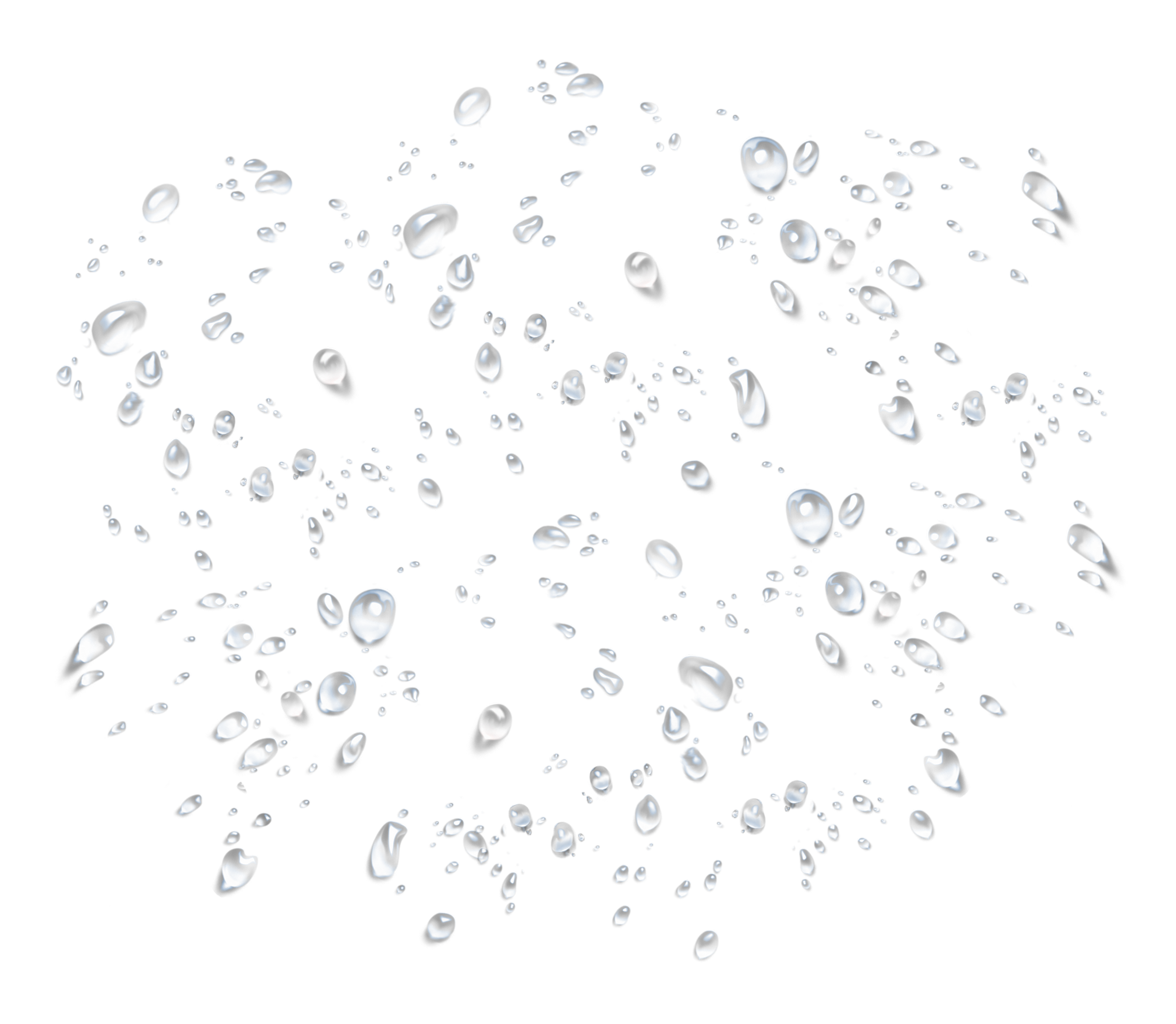 Transparent Water Droplets Png