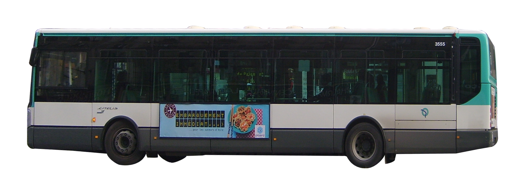 White Bus PNG Image