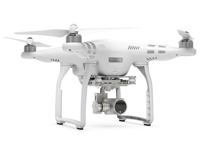 White Flying Drone