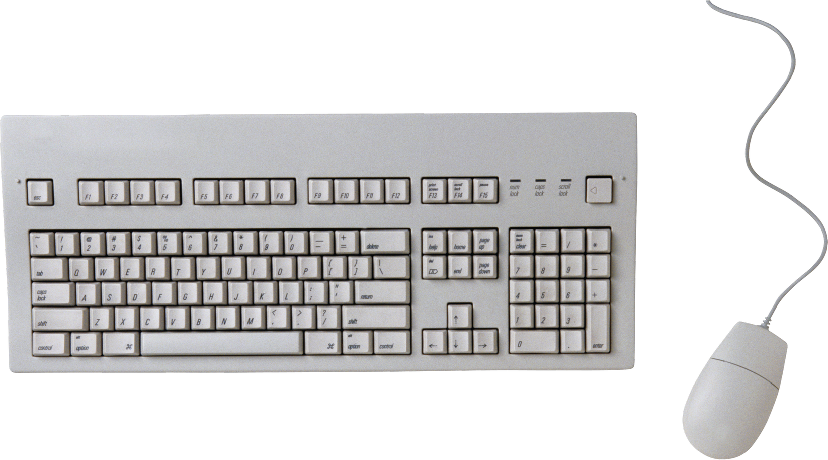 White Keyboard PNG Image