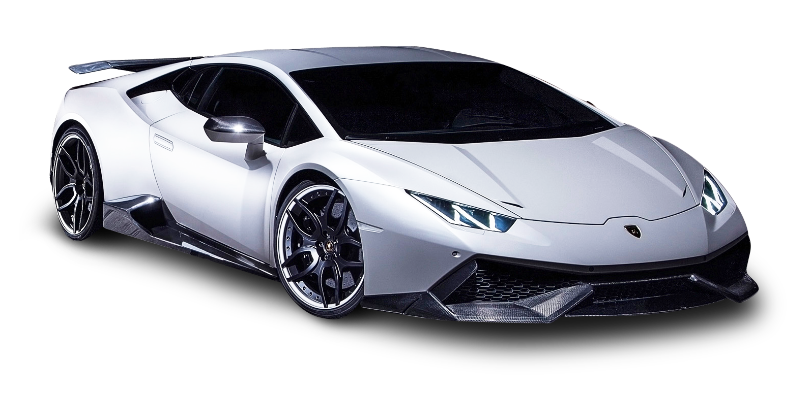 White Lamborghini Huracan Car