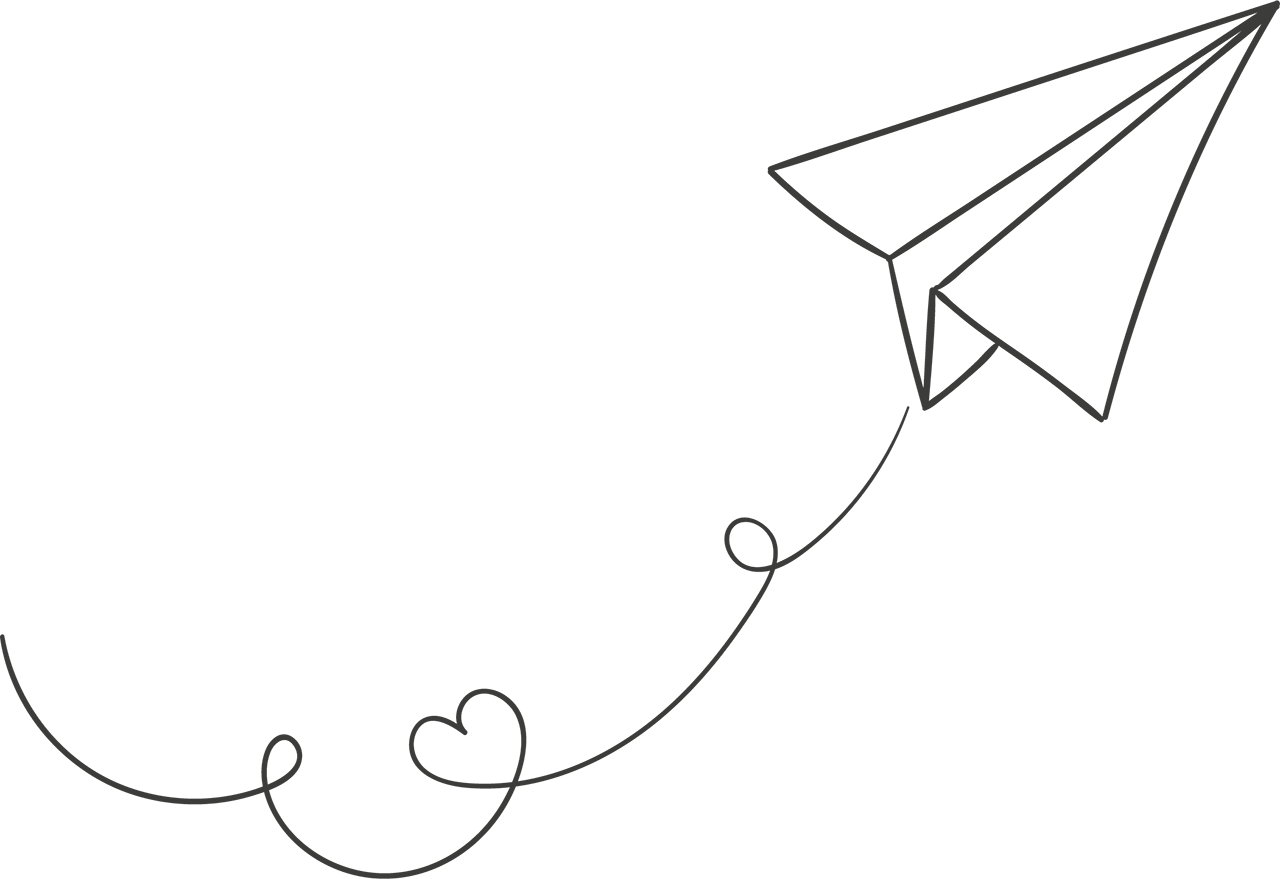 White Paper Plane PNG Image