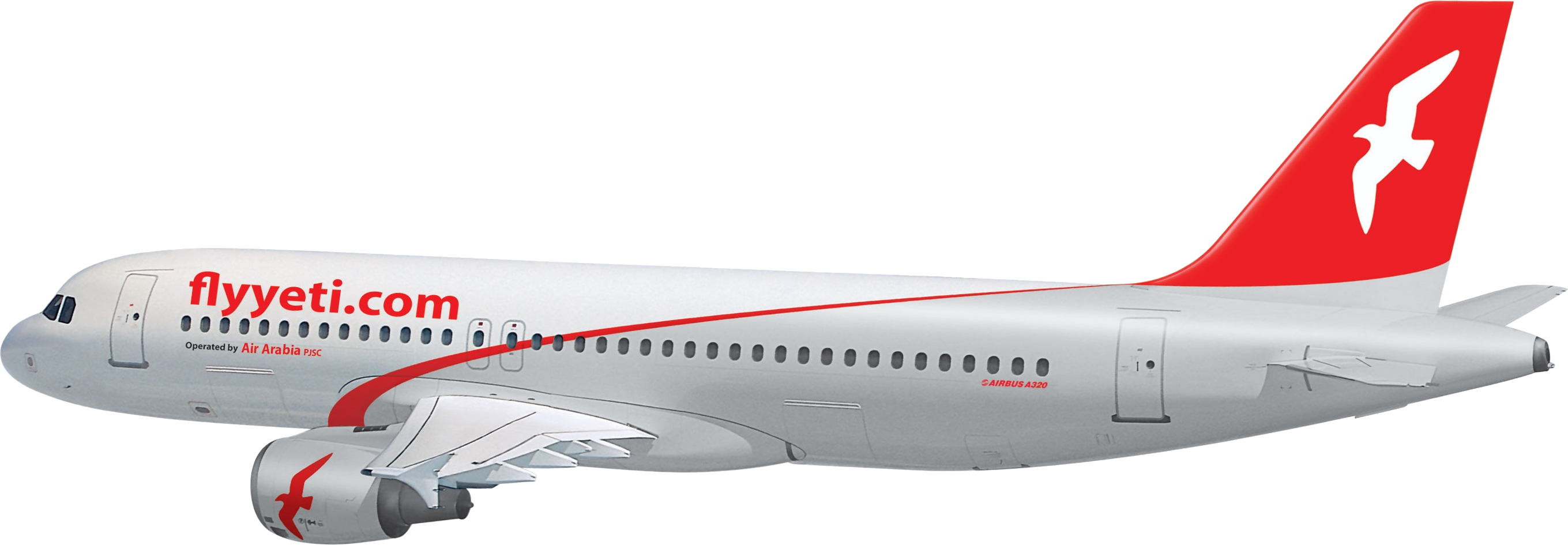 White Plane PNG Image