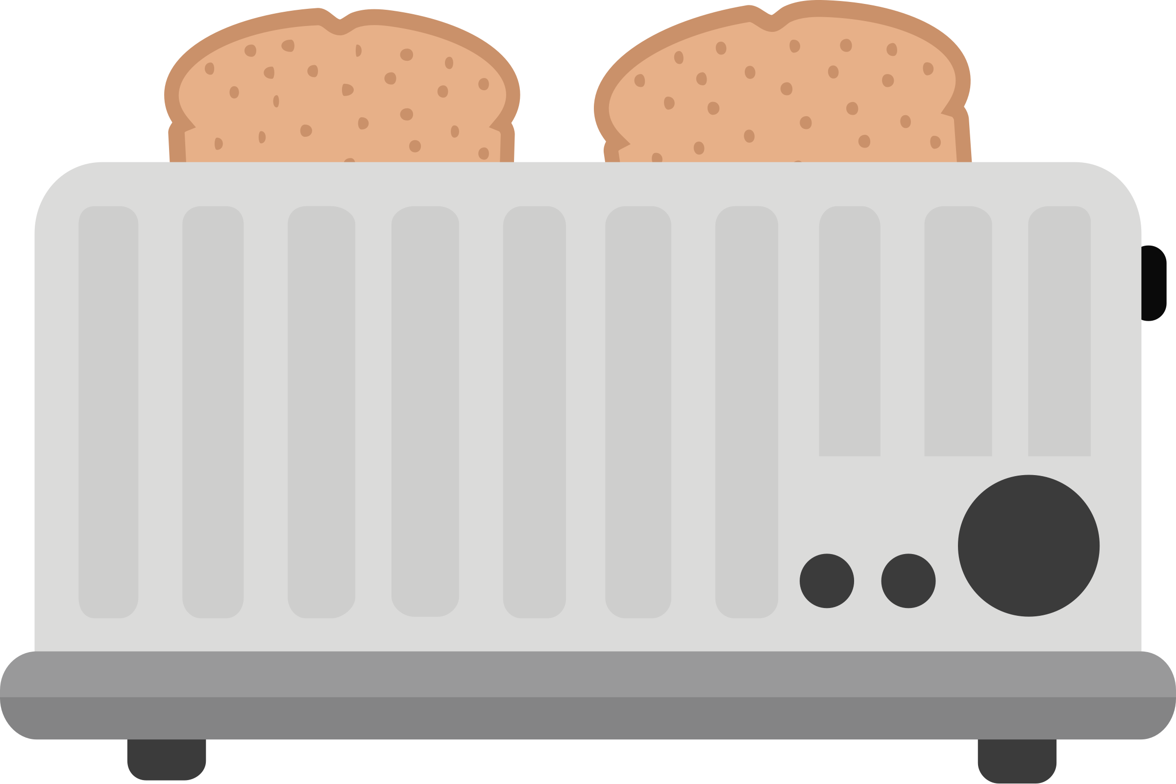 White Toaster PNG Image