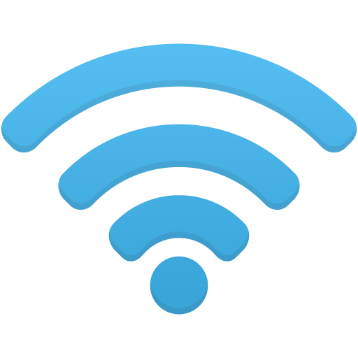Wifi Icon Blue PNG Image