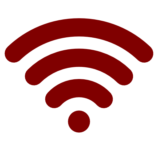 Wifi Icon Red PNG Image