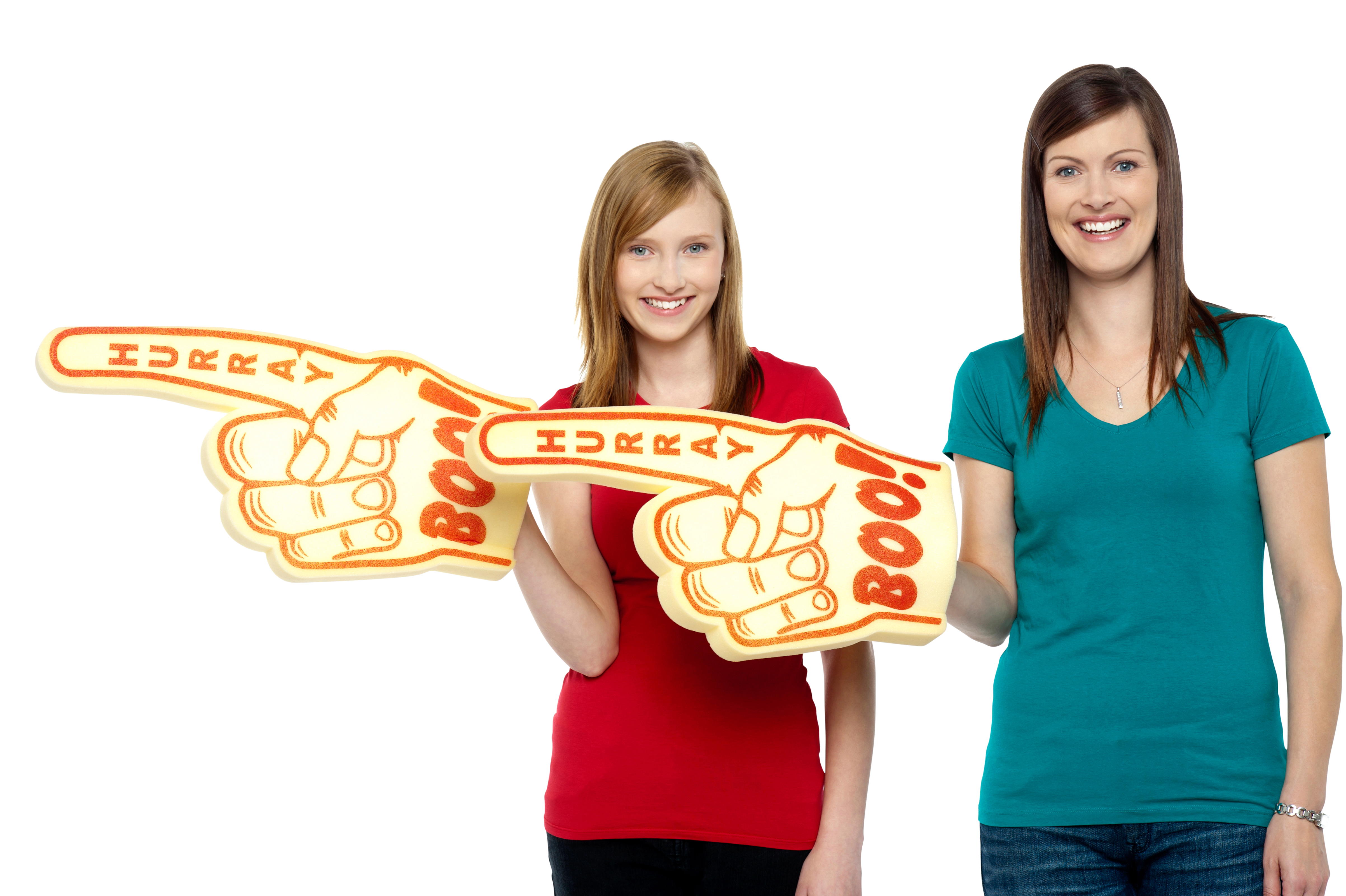 Women Pointing Left PNG Image