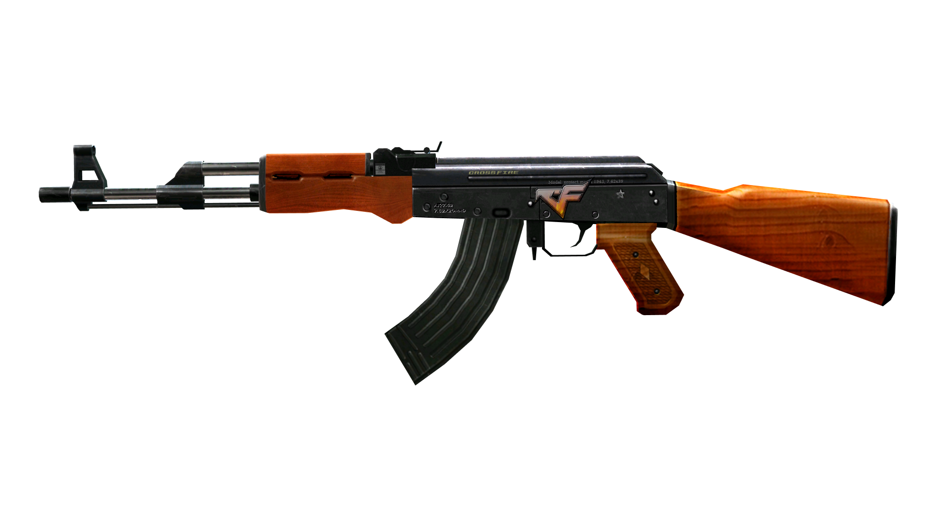 Wooden AK-47 PNG Image