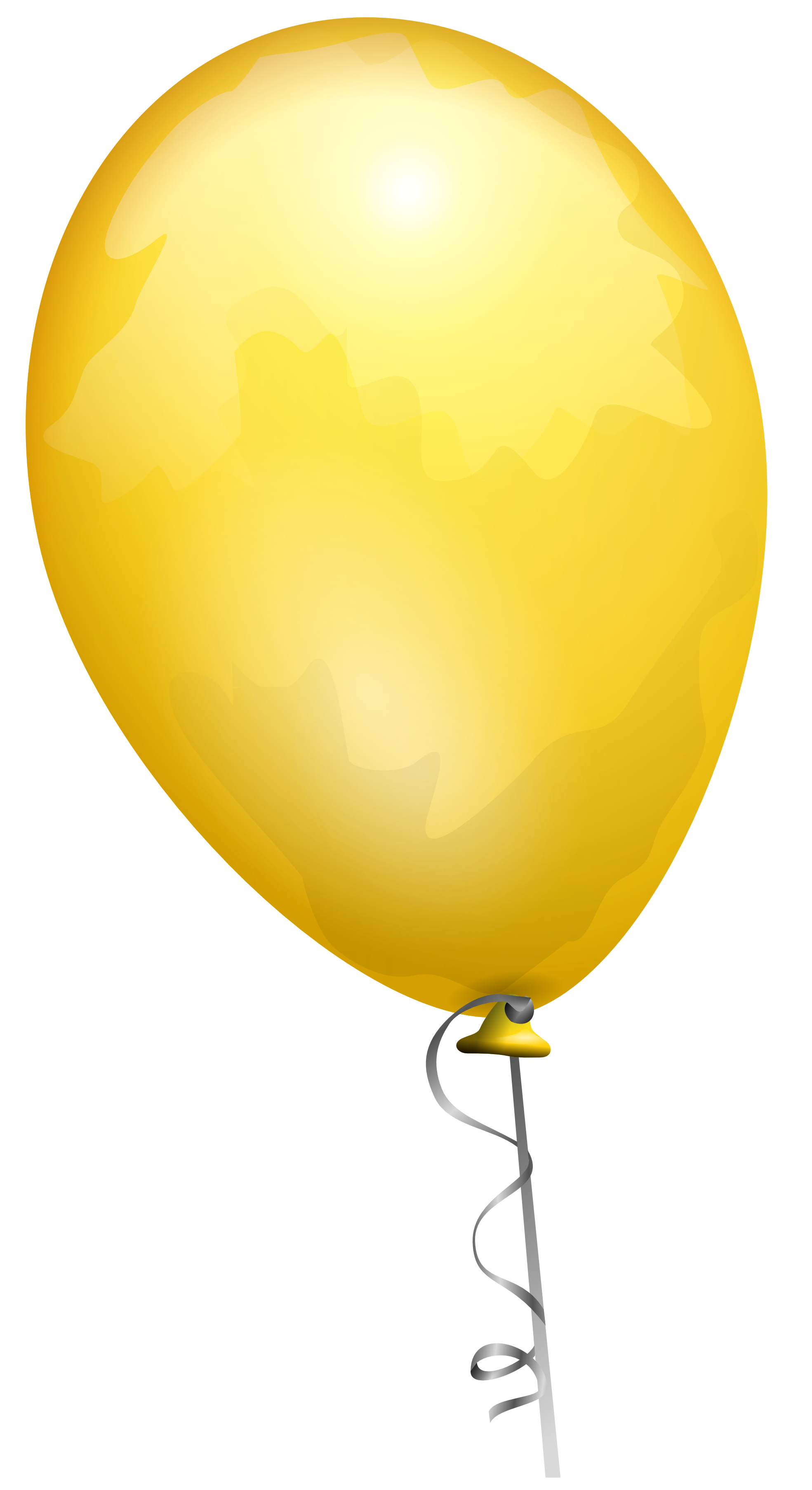 Yellow Party Ballon PNG Image
