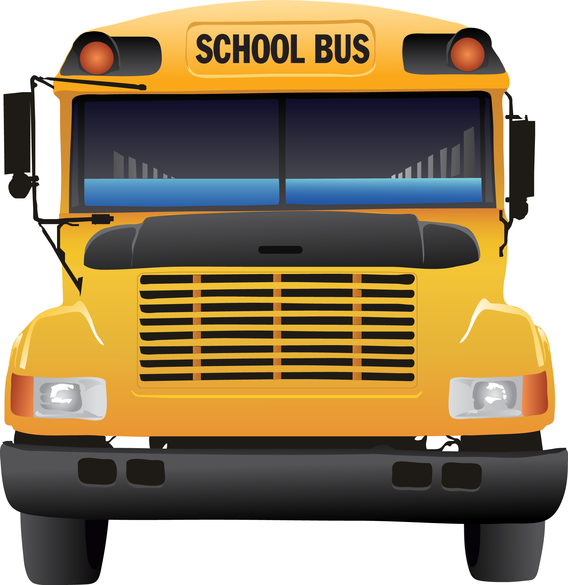 Yellow School Bus PNG Image