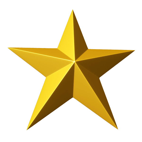 Yellow Star PNG Image