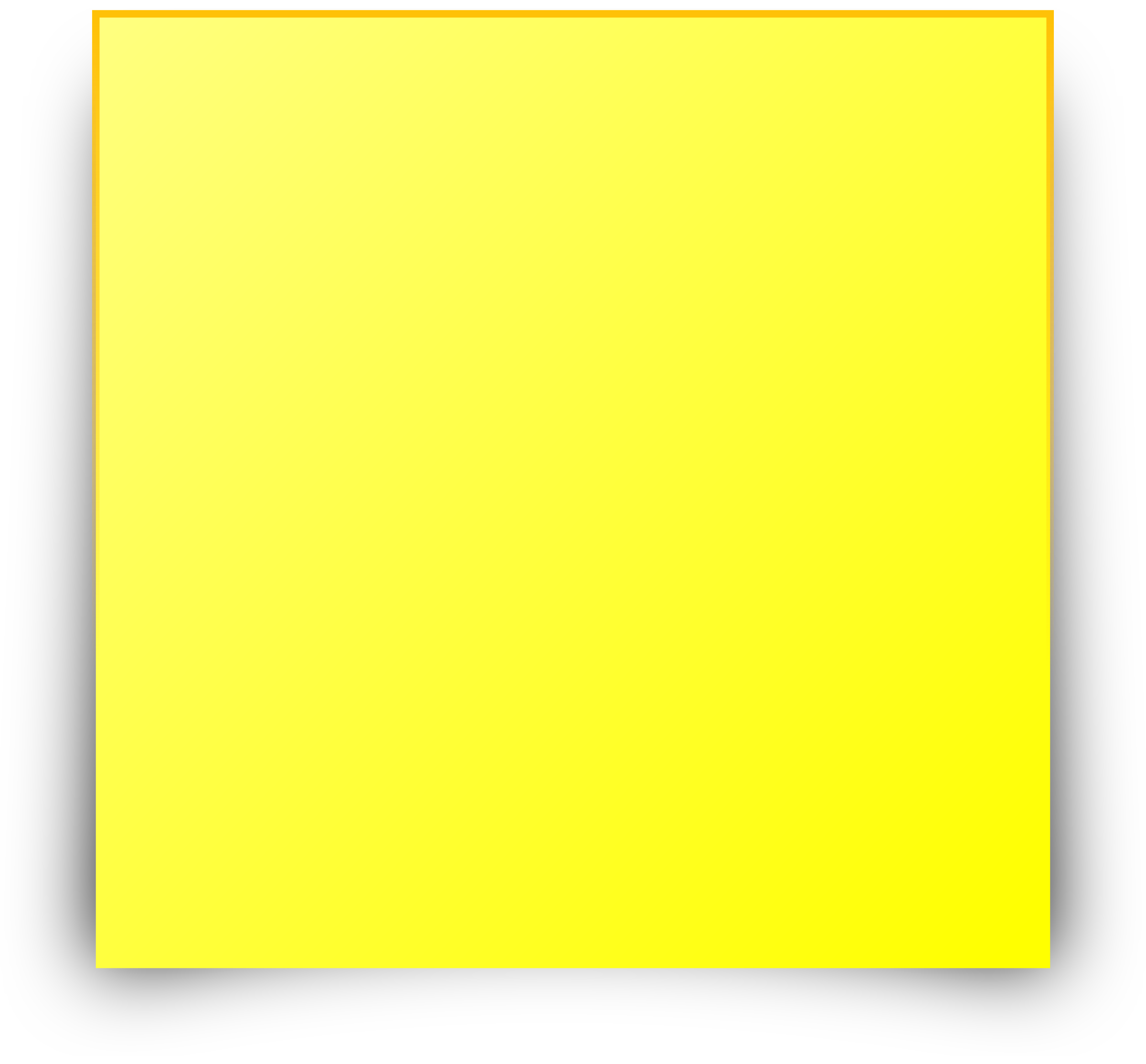 Yellow Sticky Notes PNG Image
