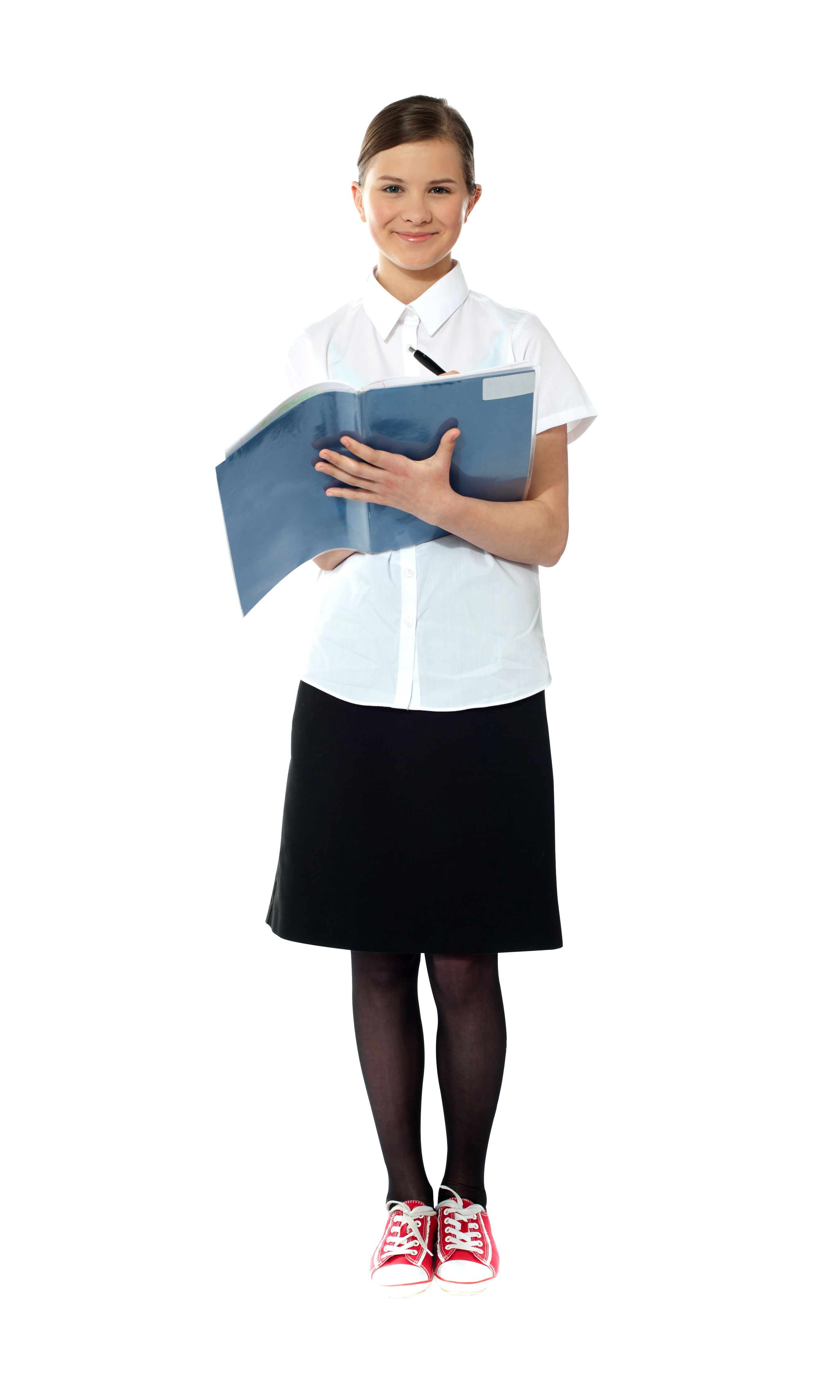 Young Girl Student PNG Image