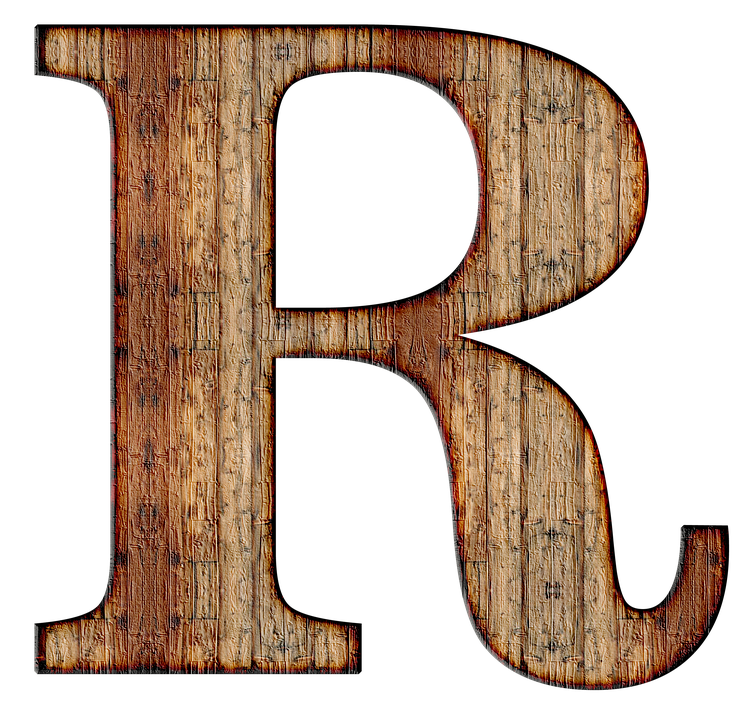 R Letter PNG Image