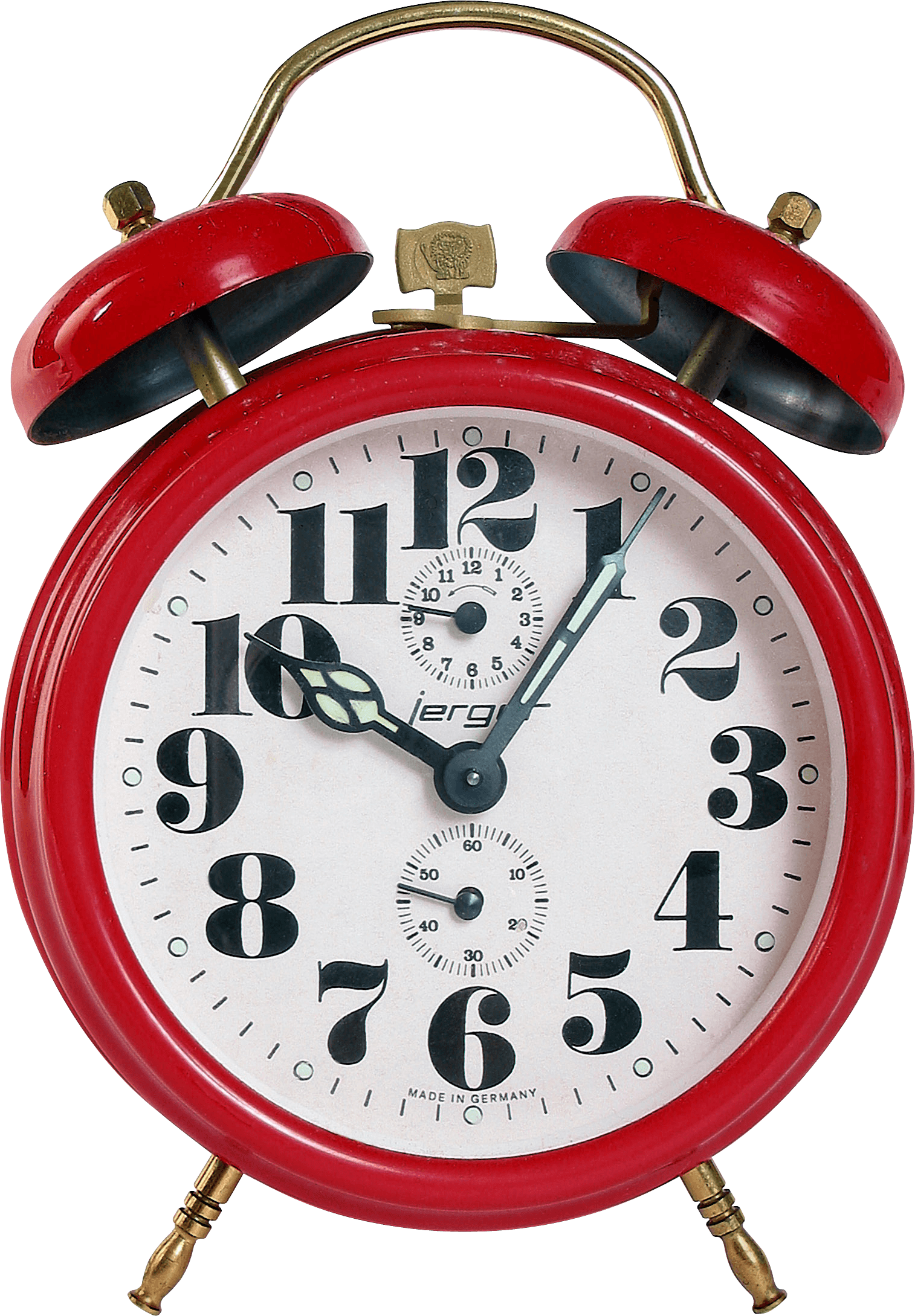 Red Clock PNG Image