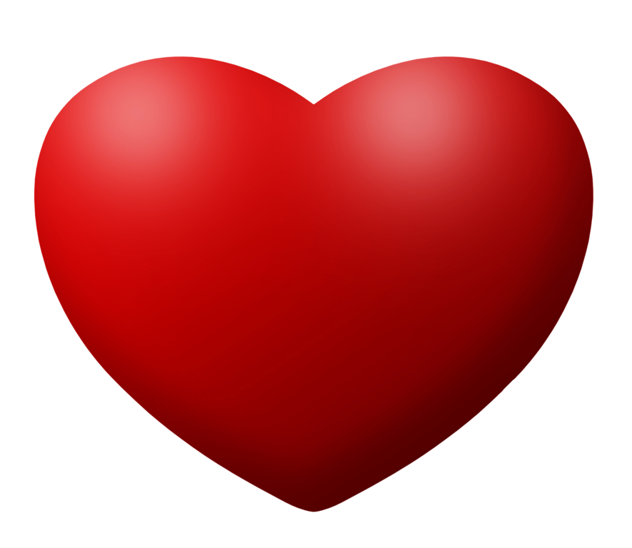 Red love Heart PNG Image