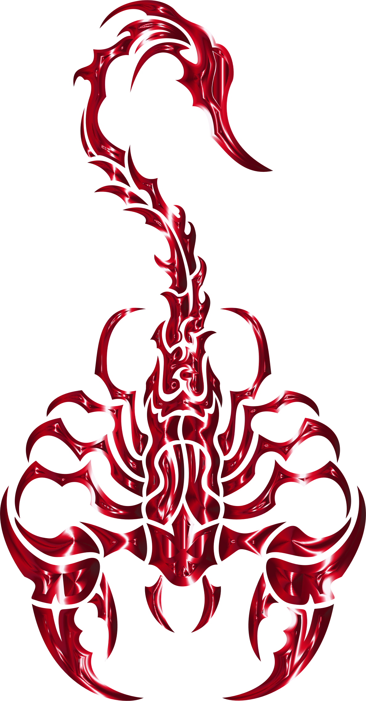 Red Scorpio Symbol