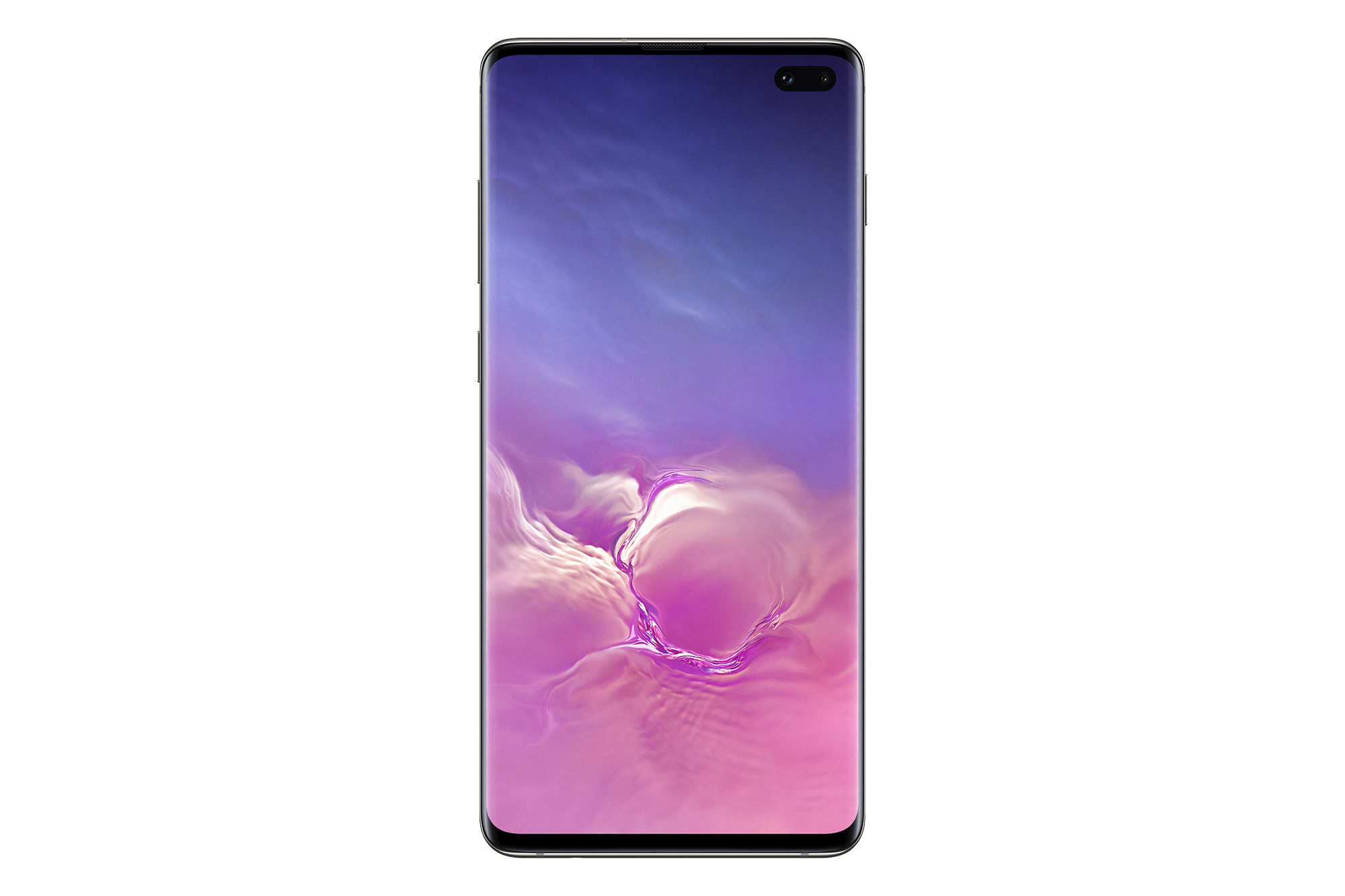 Samsung Galaxy S10 Ceramic Black Front PNG Image