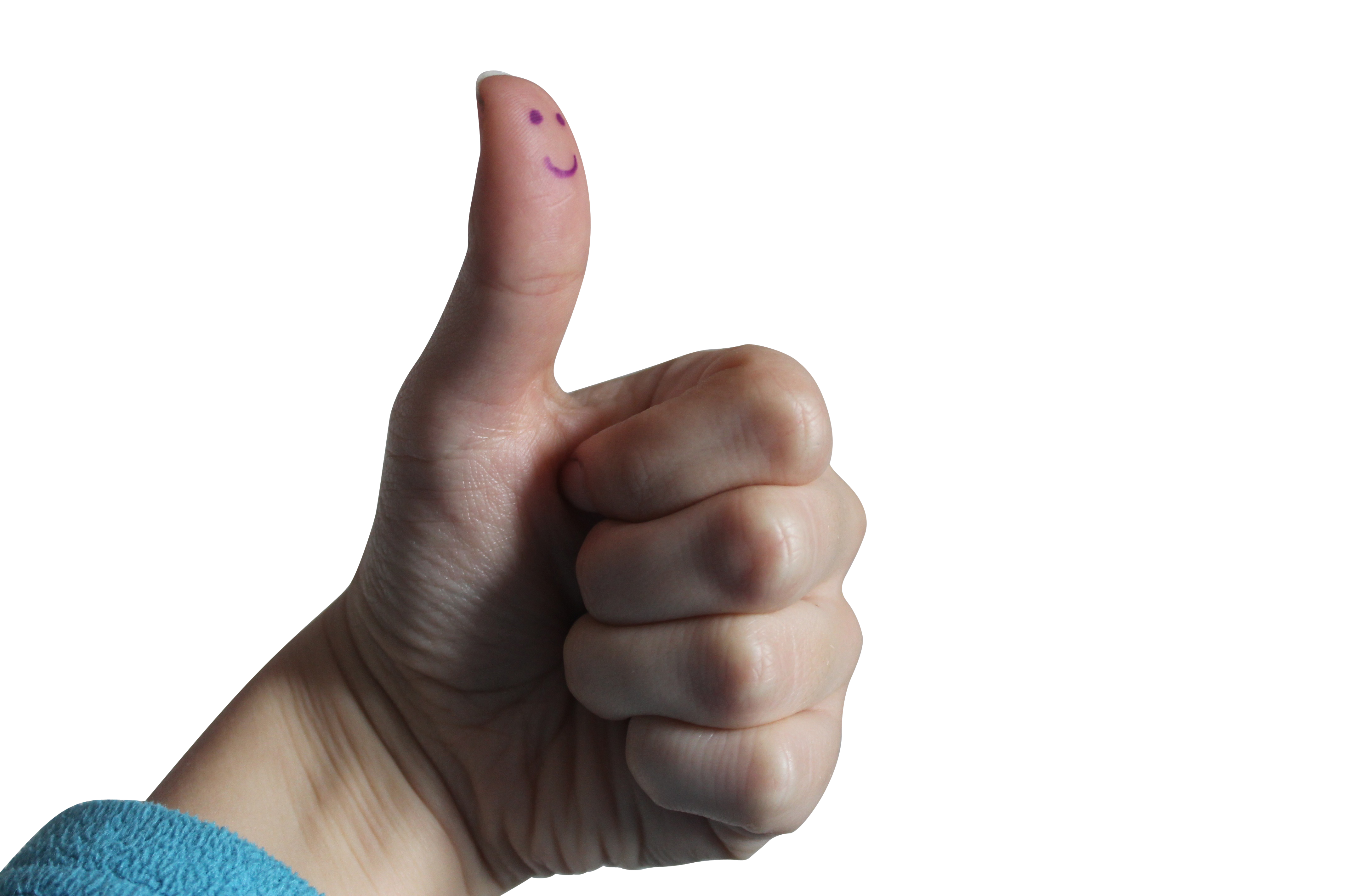 Smiley Thumbs Up PNG Image