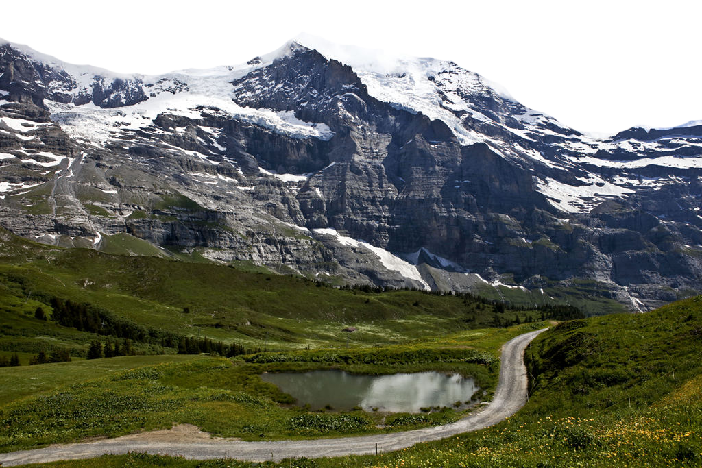 Snow Covered Swiss Alps PNG Image