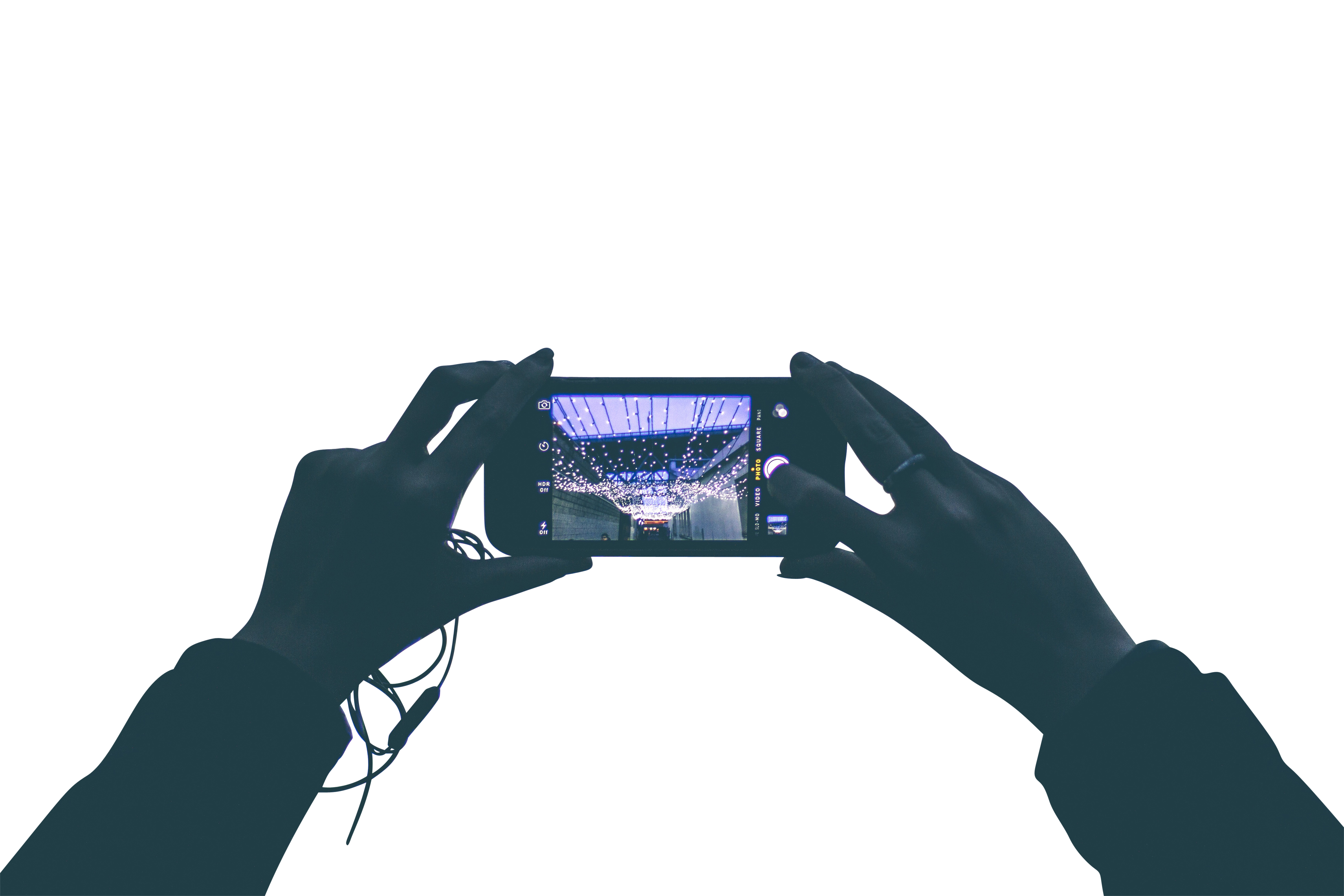 Taking Picture from Mobile PNG Image