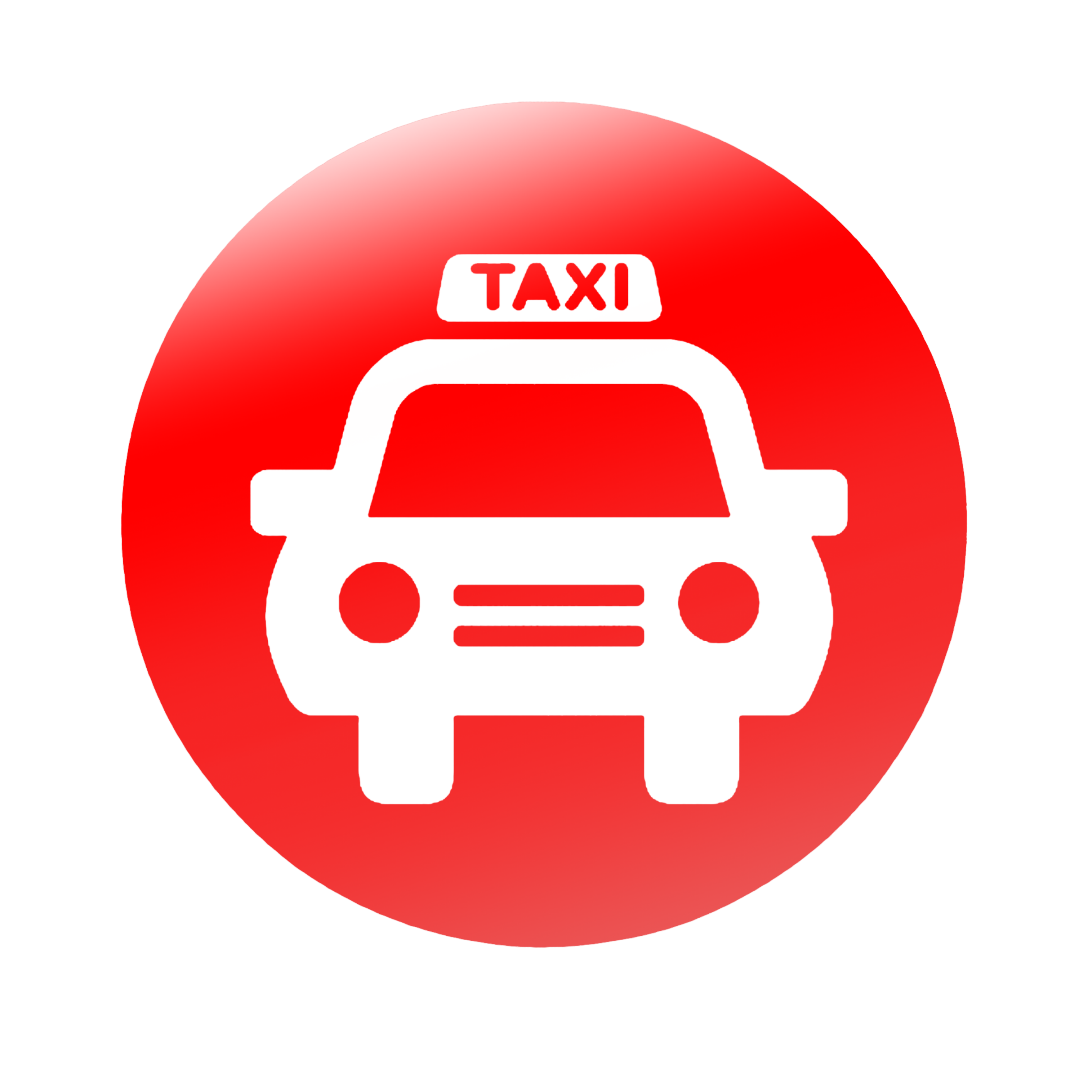 Taxi Circle Icon PNG Image