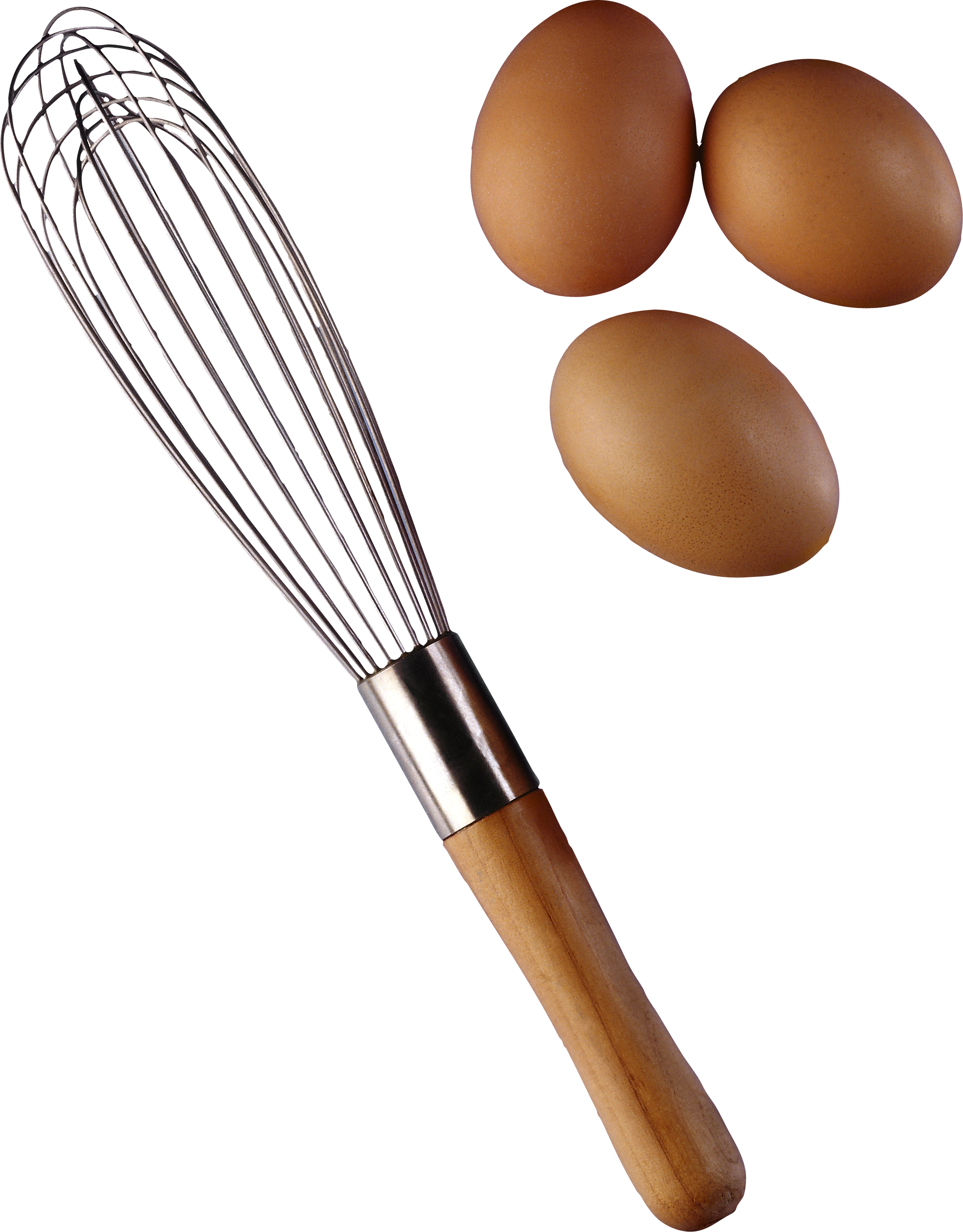 Three eggs with Beater